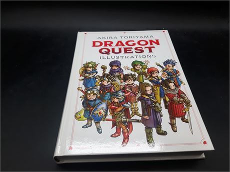 DRAGON QUEST ILLUSTRATIONS - HARDCOVER BOOK - EXCELLENT CONDITION
