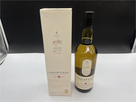 SEALED LAGAVULIN 8 YEAR ISLAY SINGLE MALT SCOTCH WHISKY (750ML)