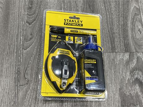 NEW STANLEY FATMAX 100’FT LAYOUT SET