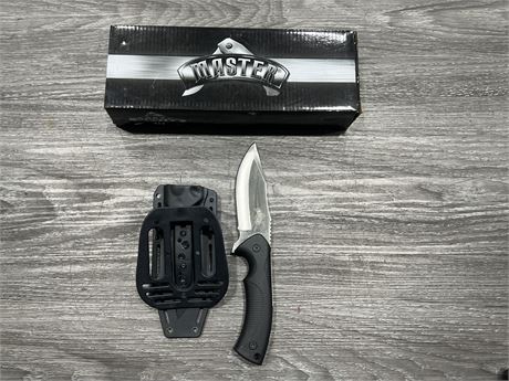 NEW MASTER USA KNIFE W/ SHEATH - 9” LONG
