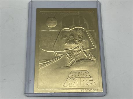 STAR WARS ‘MOTION PICTURE’ 23CT GOLD CARD L/E #4120
