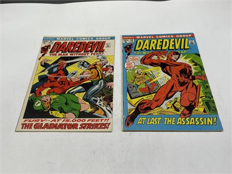 2 DAREDEVIL COMICS - #84-85