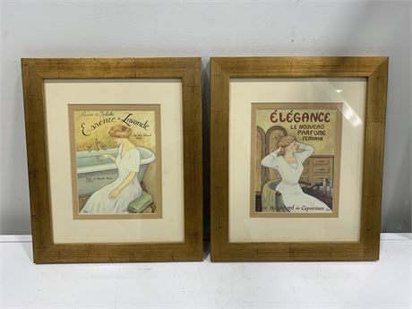 PAIR OF ODILE ROUSSEAU FRAMED PRINTS