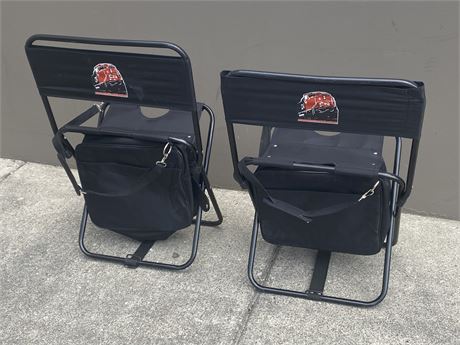 2 CN COOLER CAMPING / FISHING CHAIRS