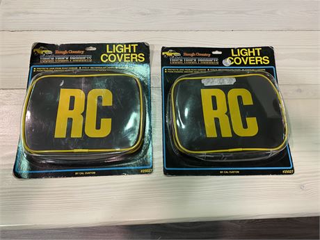 4 NEW ROUGH COUNTRY LIGHT COVERS (fits 9” rectangular lights)