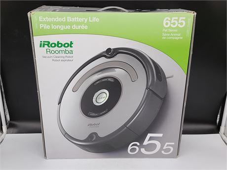 IROBOT ROOMBA 655 ROBOTIC CLEANING SYSTEM