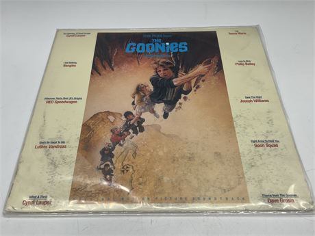 THE GOONIES SOUNDTRACK - EXCELLENT (E)
