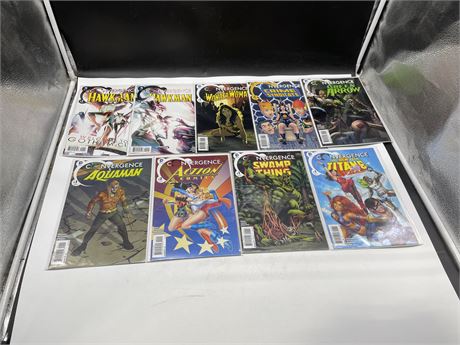 11 DC COMICS CONVERGENCE MOSTLY FIRST ISSUES HAWKMAN & SWAMP THING COMPLETE