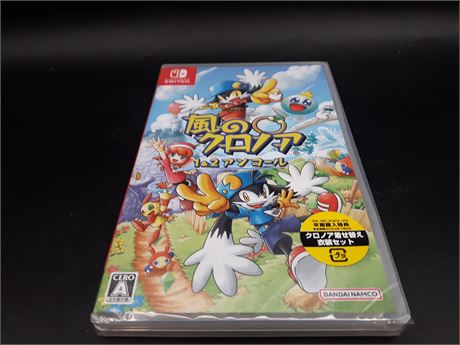 SEALED - KLONOA (JAPAN - PLAYS IN ENGLISH) - SWITCH