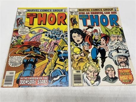 THE MIGHTY THOR #261-262