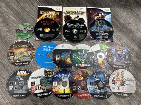 LOT OF MISC VIDEO GAMES - MOST HAVES SCRATCHES
