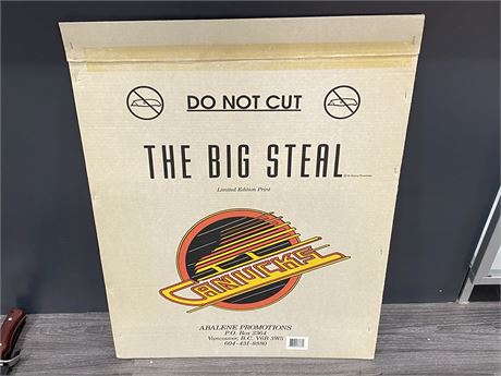 LIMITED EDITION “THE BIG STEAL” CANUCKS PRINT