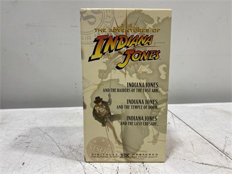 INDIANA JONES DIGITALLY MASTERED VHS BOX SET