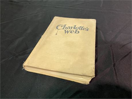 1952 CHARLOTTES WEB BOOK - EARLY EDITION 1952