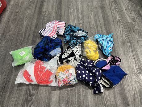 LOT OF NEW SWIM SUITS - ASSORTED SIZES