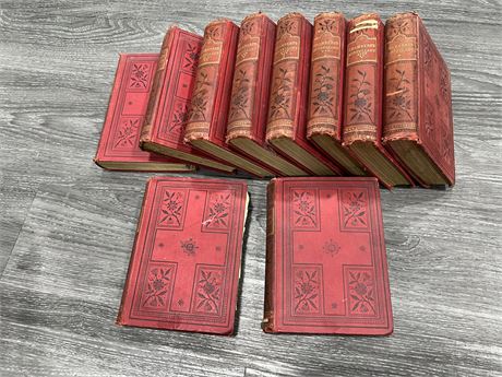 10 VINTAGE CHAMBERS MISCELLANY BOOKS