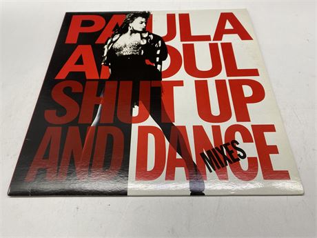 PAULA ABDUL - SHUT UP AND DANCE (THE DANCE MIXES) - EXCELLENT (E)
