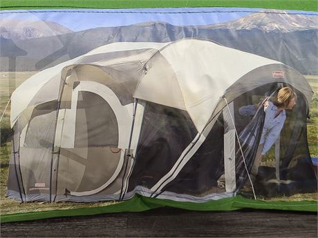 COLEMAN WEATHER MASTER SCREENED CABIN 6 MAN TENT