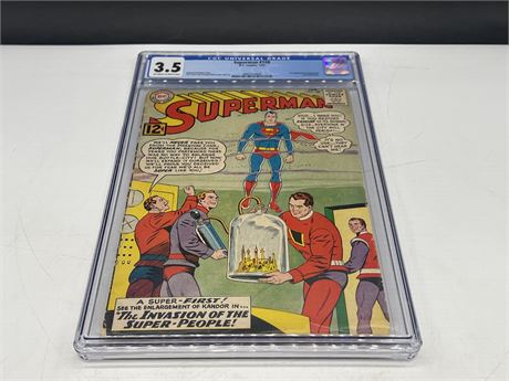 CGC GRADED 3.5 SUPERMAN #158