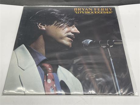 BRYAN FERRY - LET’S STICK TOGETHER - NEAR MINT (NM)