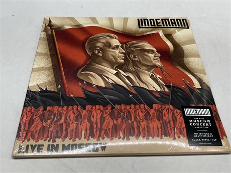 SEALED - LINDEMANN - LIVE IN MOSCOW 2LP