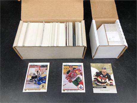 2 BOXES OF UPPER DECK HOCKEY CARDS