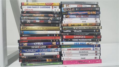 40 DVD MOVIES