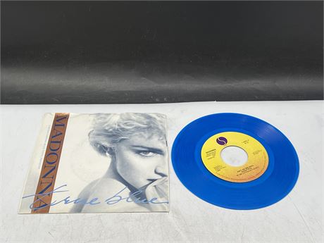 MADONNA - TRUE BLUE - 45RPM BLUE LP - EXCELLENT (E)