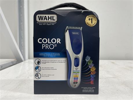 (NEW) WAHL COLOUR PRO CORDLESS HAIRCUTTING CLIPPER