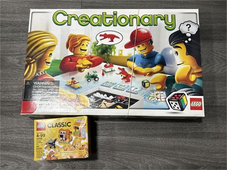 SEALED LEGO 10709 & OPEN BOX CREATIONARY