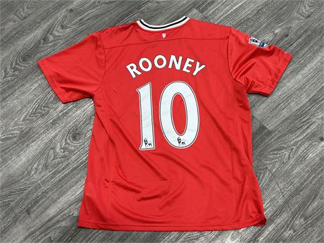 ROONEY MANCHESTER UNITED JERSEY SIZE XL