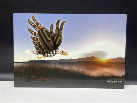 ANDY EVERSON NATIVE SIGN (18”x12”)