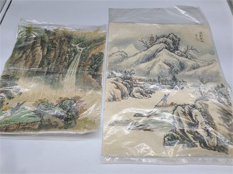 2 SIGNED CHINESE PAINTINGS