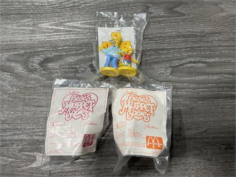 NEW OLD STOCK 1980’s MCDONALDS TOYS & ‘03 SIMPSONS TOYS