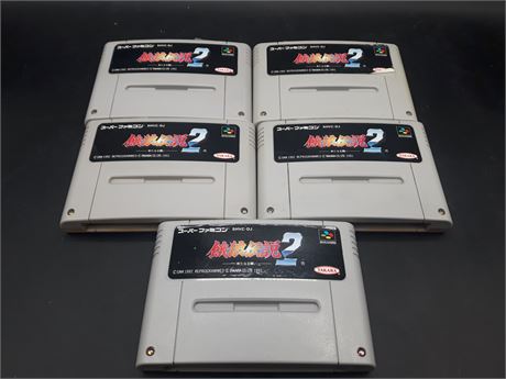 COLLECTION OF FATAL FURY 2 GAMES - VERY GOOD CONDITION - SUPER FAMICOM
