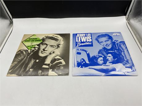 2 JERRY LEE LEWIS RECORDS - BOTH EXCELLENT (E)