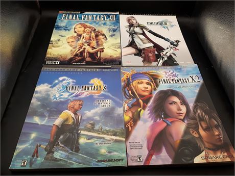 FINAL FANTASY STRATEGY GUIDE BOOKS - VERY GOOD CONDITION