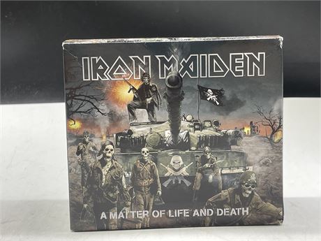 IRON MAIDEN MATTER OF LIFE AND DEATH CD BOX SET