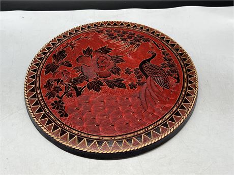 CHINESE HAND CRAFTED WALL ART - 15” DIAMETER