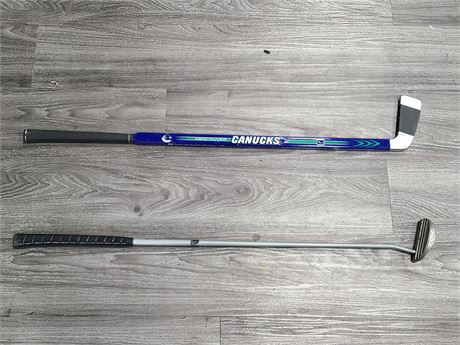 CANUCKS PUTTER AND OTHER