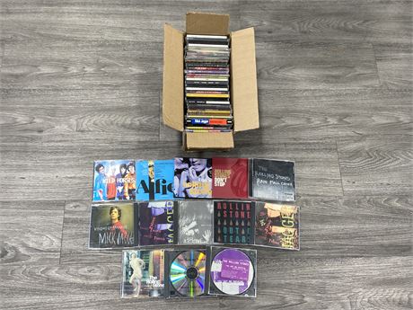 50+ ROLLING STONES CD SINGLES & PROMO’s - MOSTLY IMPORTS