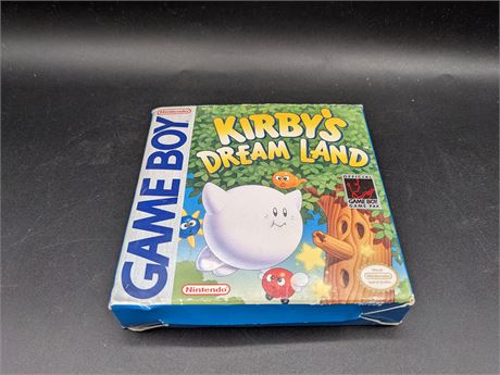 KIRBY'S DREAM LAND - CIB - VERY GOOD CONDITION - GAMEBOY