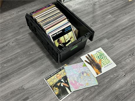 LARGE CRATE OF MISC RECORDS - CONDITION VARIES