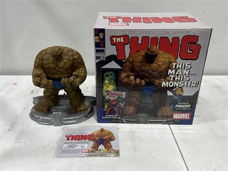 LIMITED EDITION “THE THING” MARVEL MILESTONES STATUE (11.5” tall)