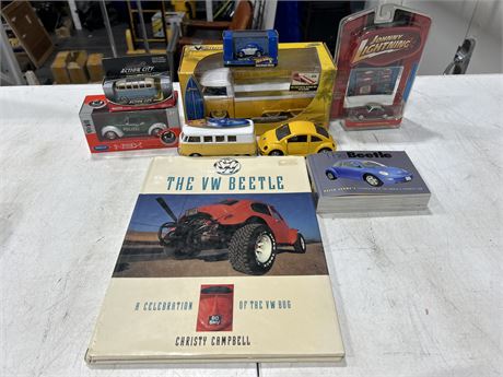 VOLKSWAGEN LOT - DIECASTS & BOOKS - SOME NEW