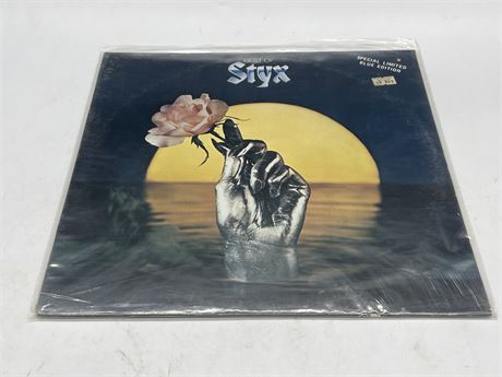 SEALED 1977 - BEST OF STYX - LIMITED EDITION BLUE VINYL