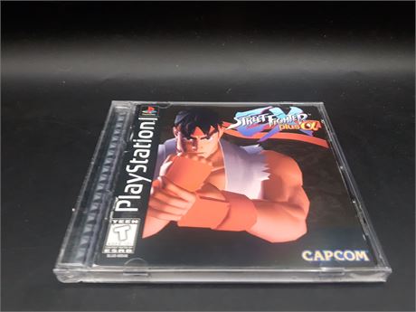 STREET FIGHTER EX PLUS - CIB - EXCELLENT CONDITION - PLAYSTATION ONE