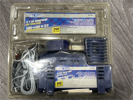 PIT STOP 12 VOLT AIR COMPRESSOR NEW IN PACKAGE