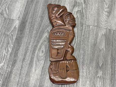 INDIGENOUS SIGNED CARVING (18”)