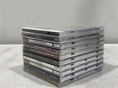 10 U2 CDS - EXCELLENT COND.